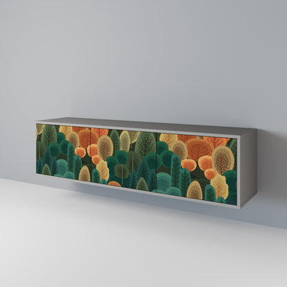 AUTUMN KALEIDOSCOPE Třídveřový TV stolek
