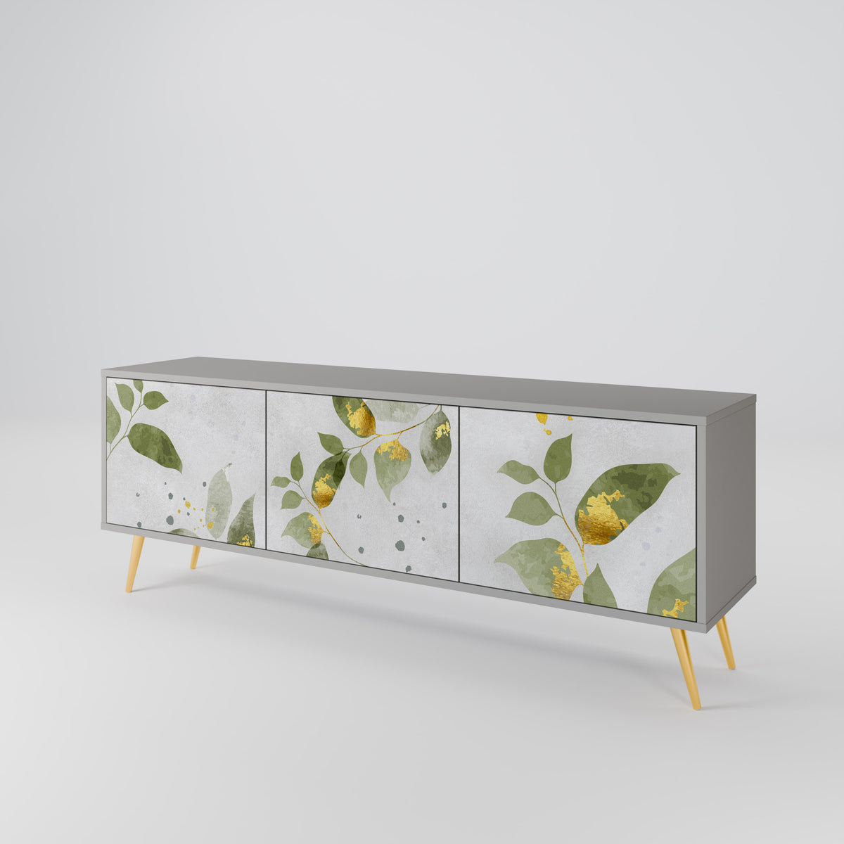 ELEGANT BOTANICS Třídveřový TV stolek
