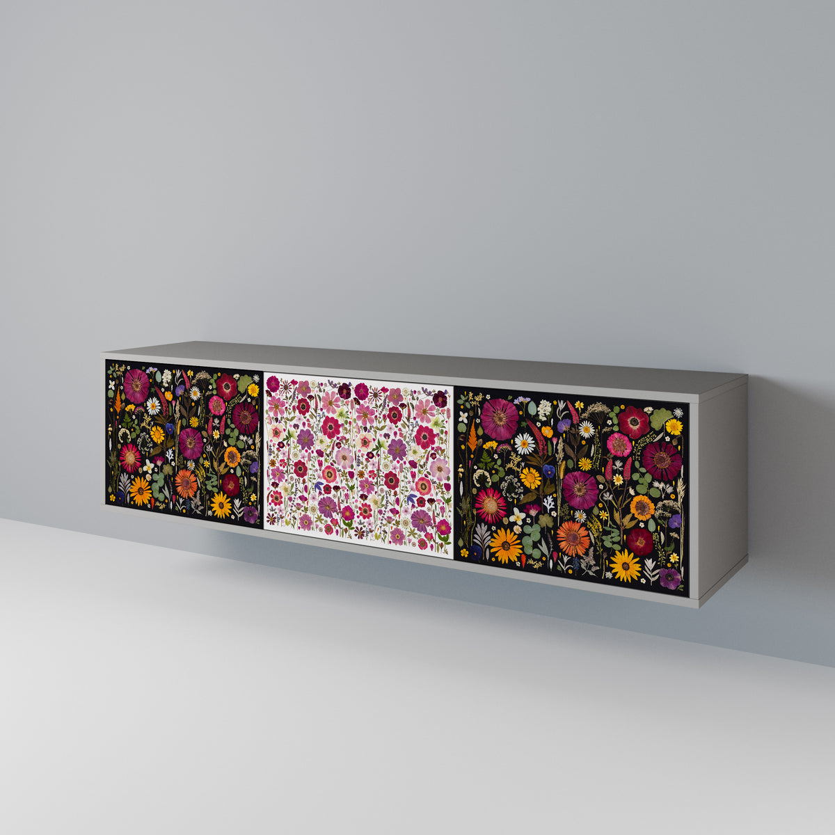 DAYNITE GARDEN Třídveřový TV stolek