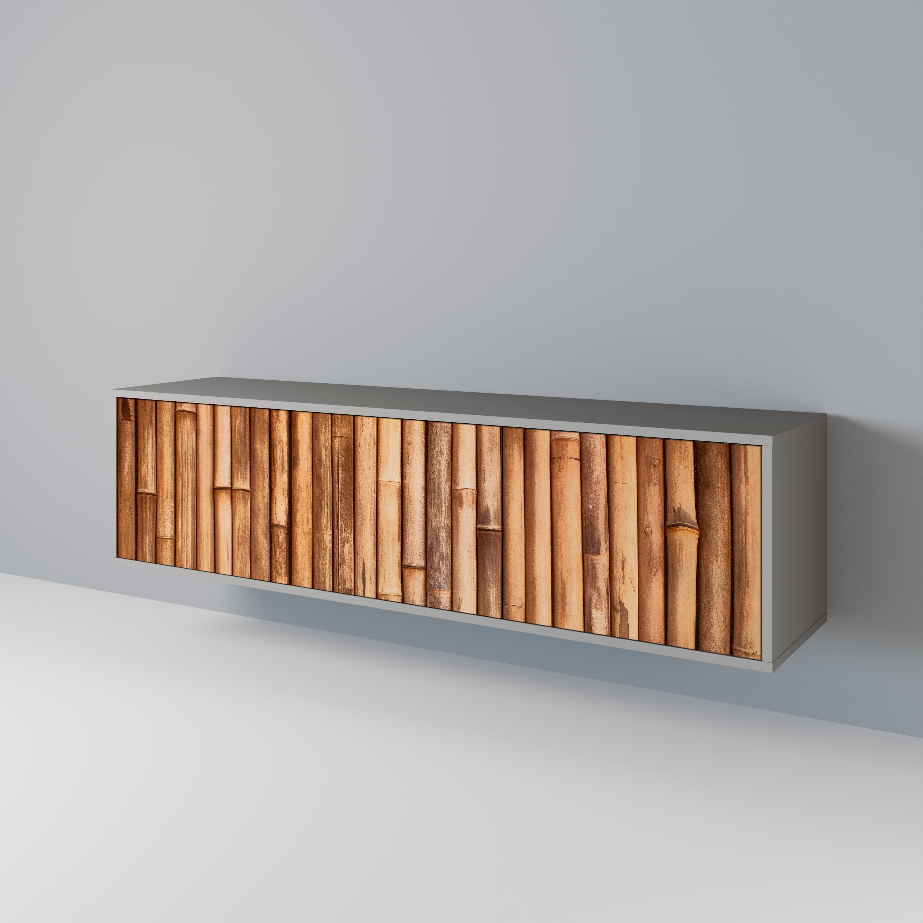 NATURAL WOOD Třídveřový TV stolek