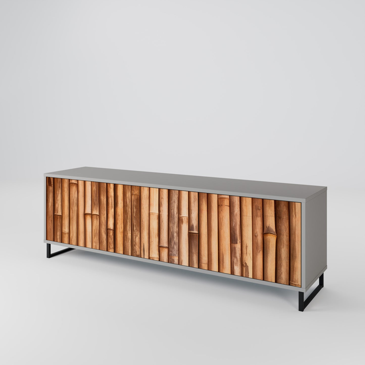 NATURAL WOOD Třídveřový TV stolek