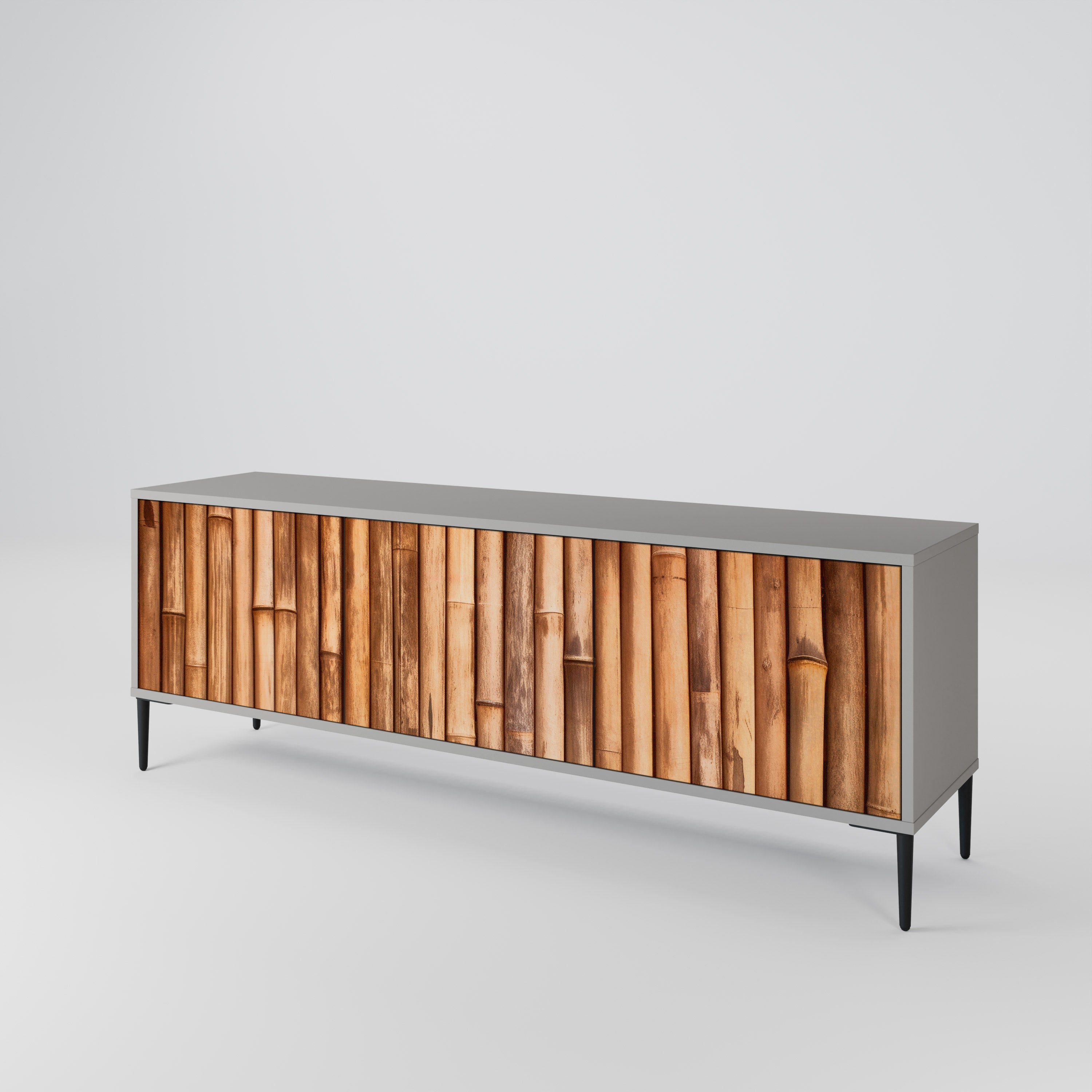 NATURAL WOOD Třídveřový TV stolek