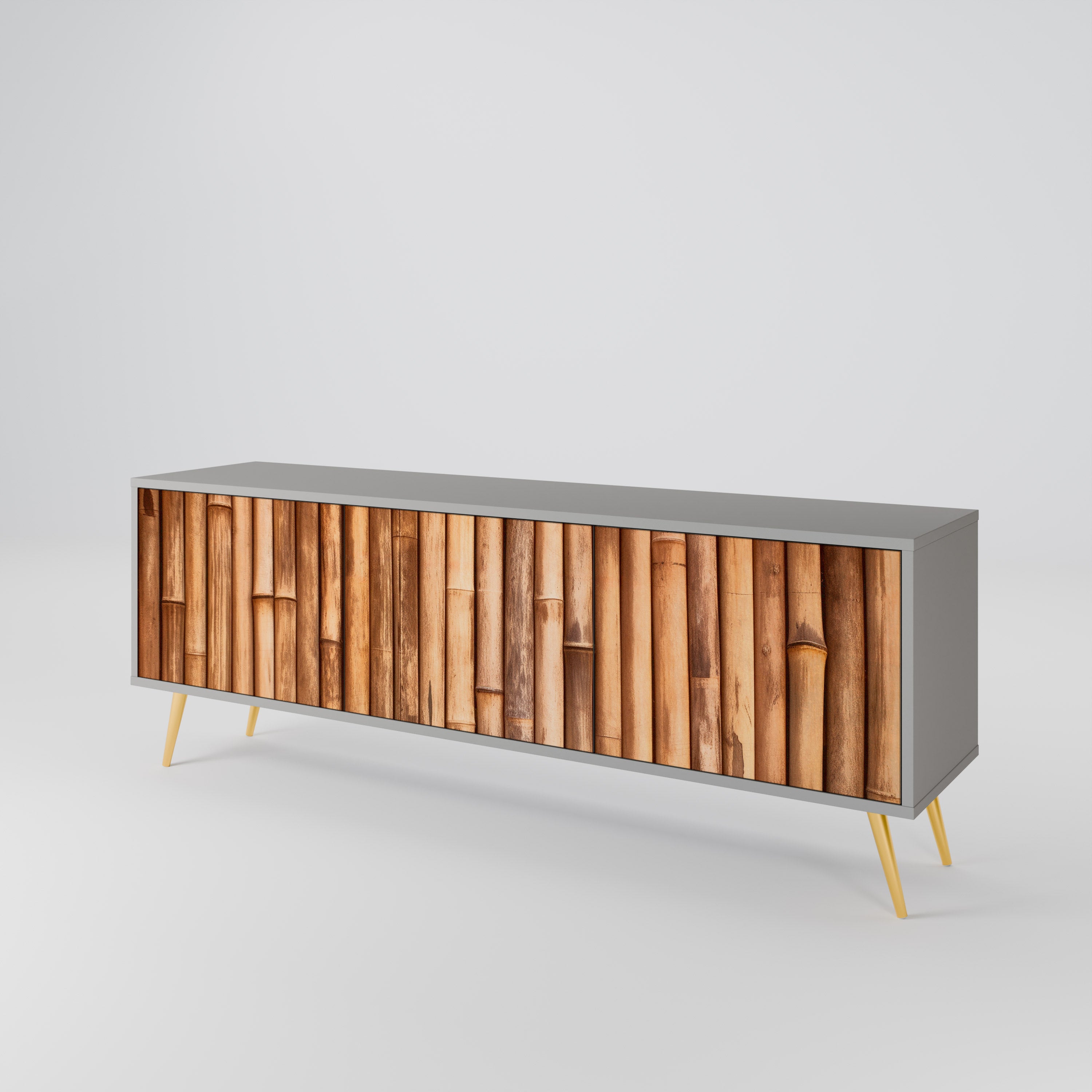 NATURAL WOOD Třídveřový TV stolek