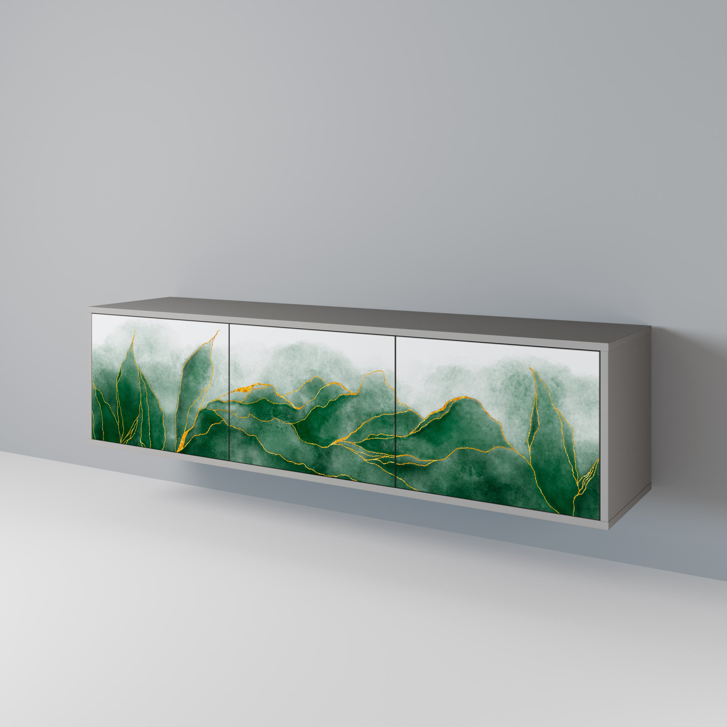 EXPENSIVE NATURE Třídveřový TV stolek