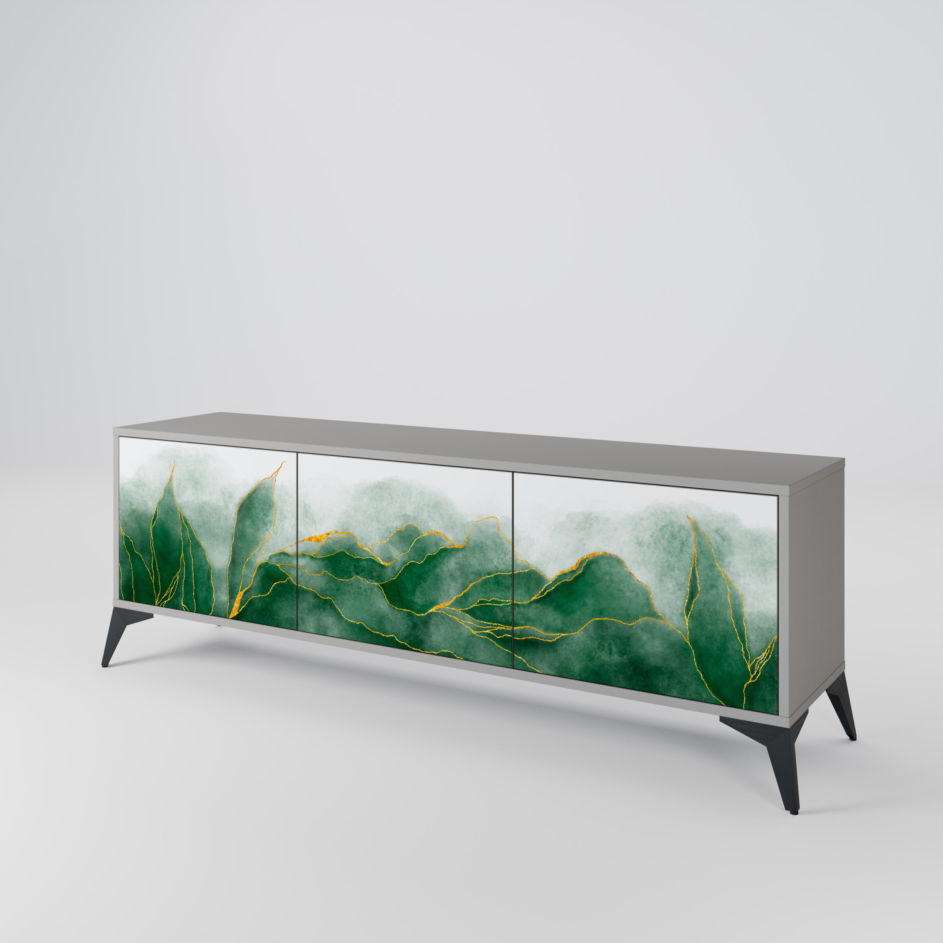 EXPENSIVE NATURE Třídveřový TV stolek