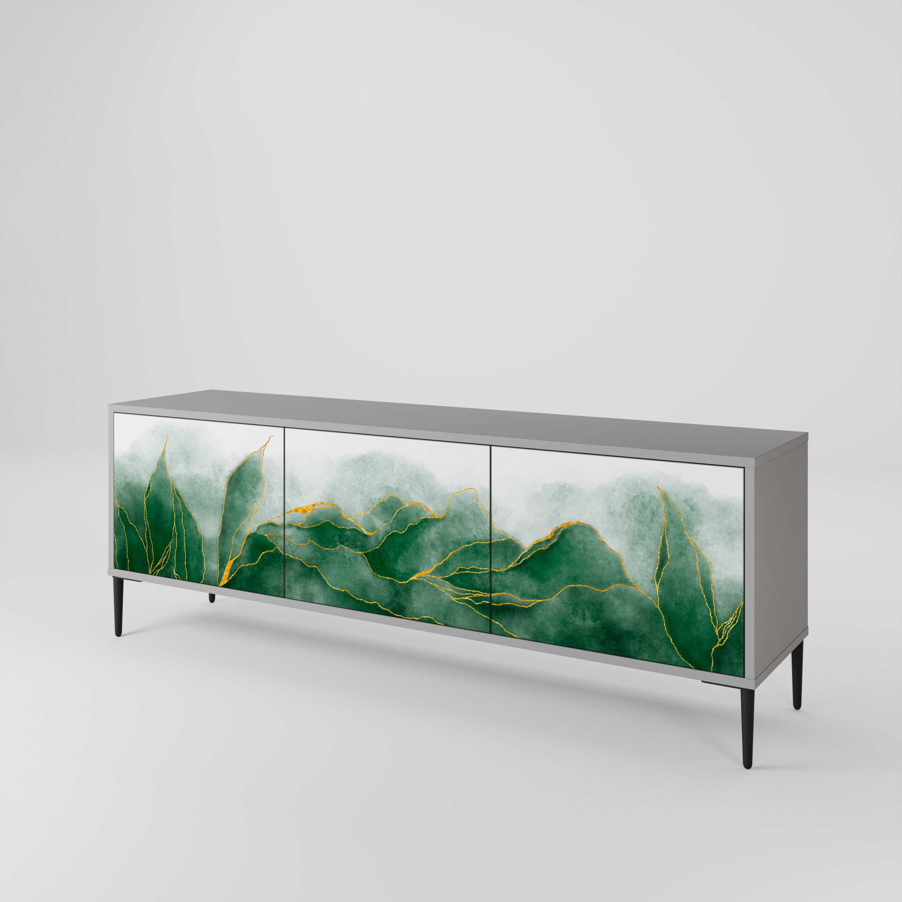EXPENSIVE NATURE Třídveřový TV stolek