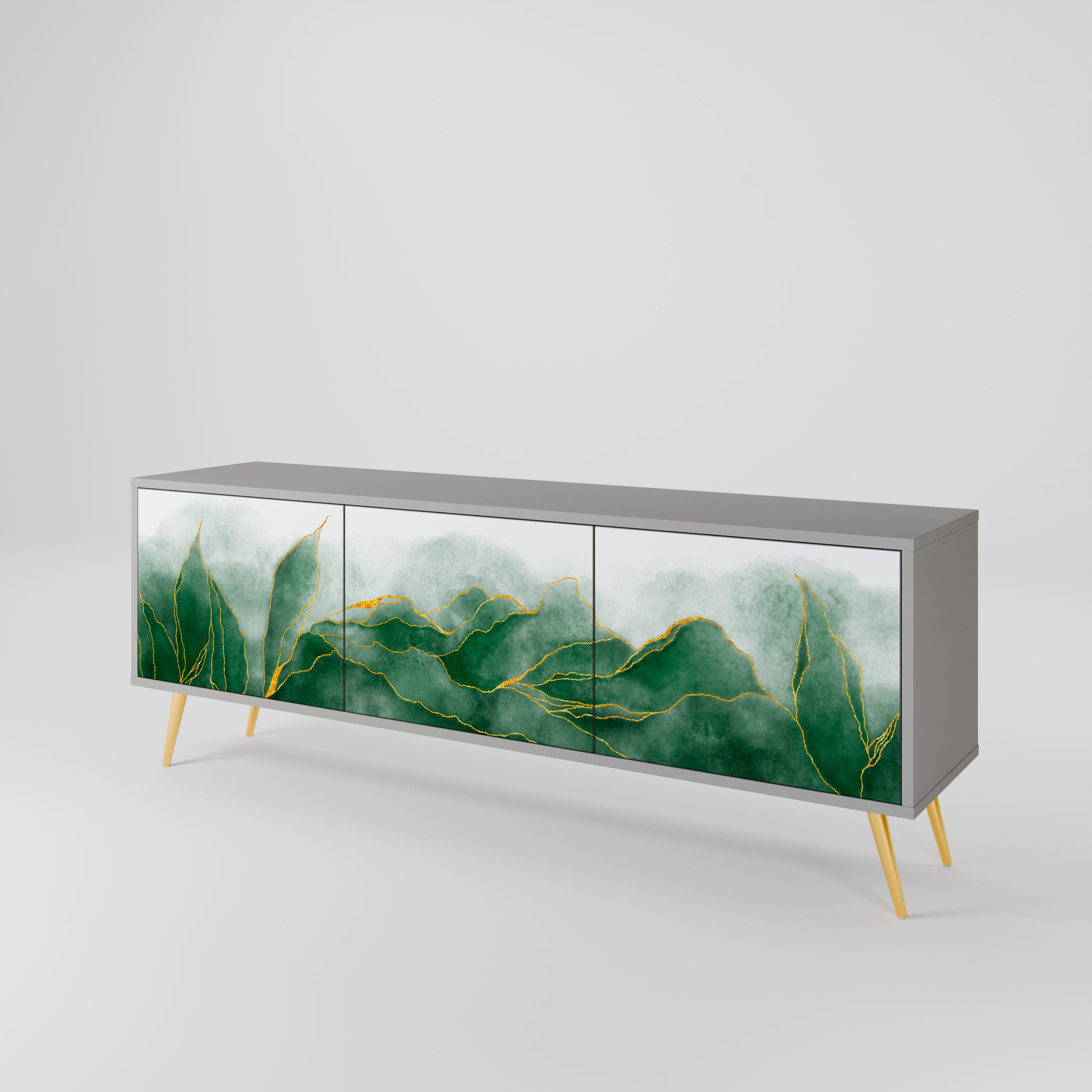 EXPENSIVE NATURE Třídveřový TV stolek