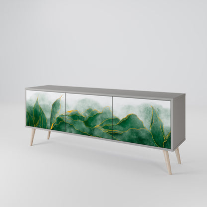 EXPENSIVE NATURE Třídveřový TV stolek