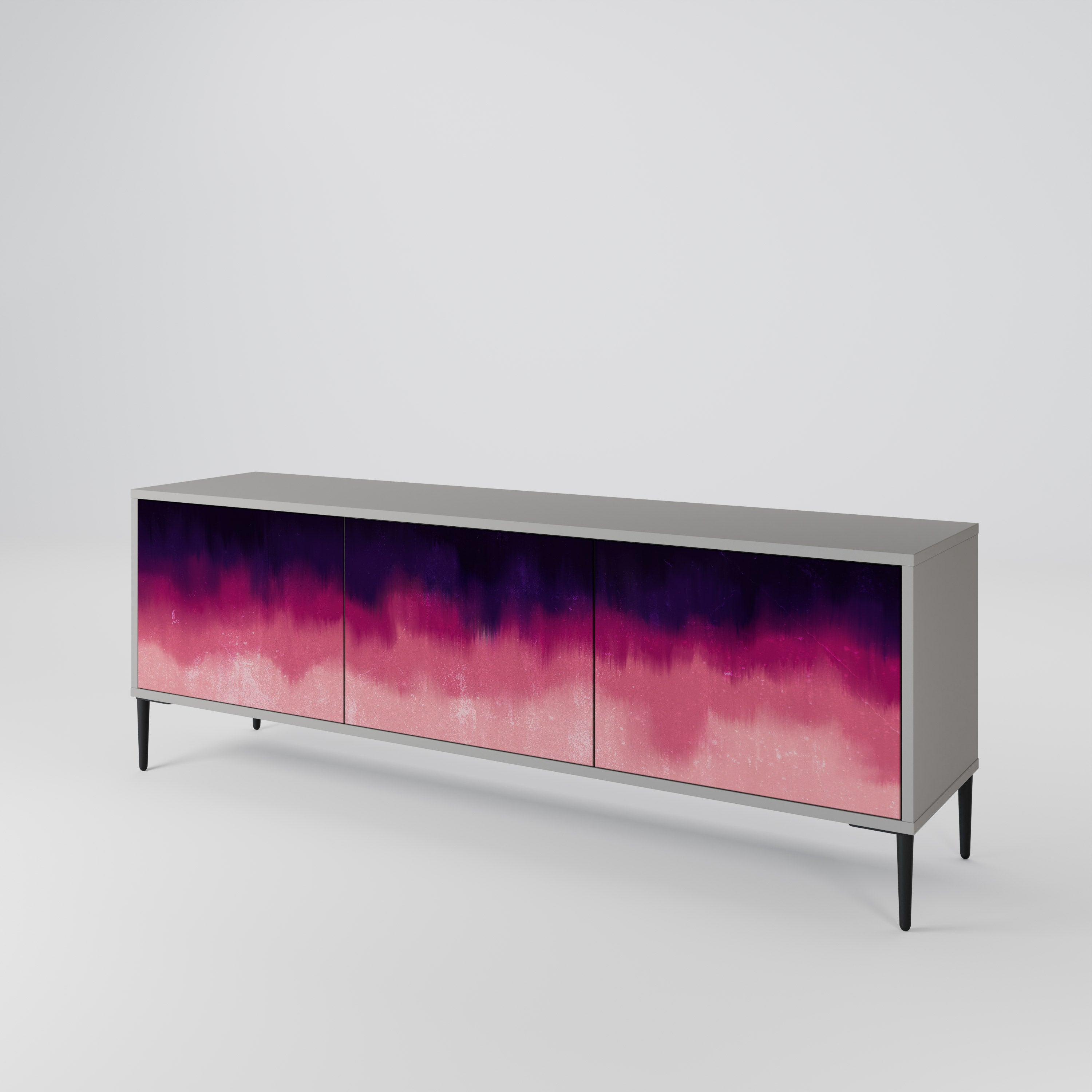 AURORA BOREALIS Třídveřový TV stolek