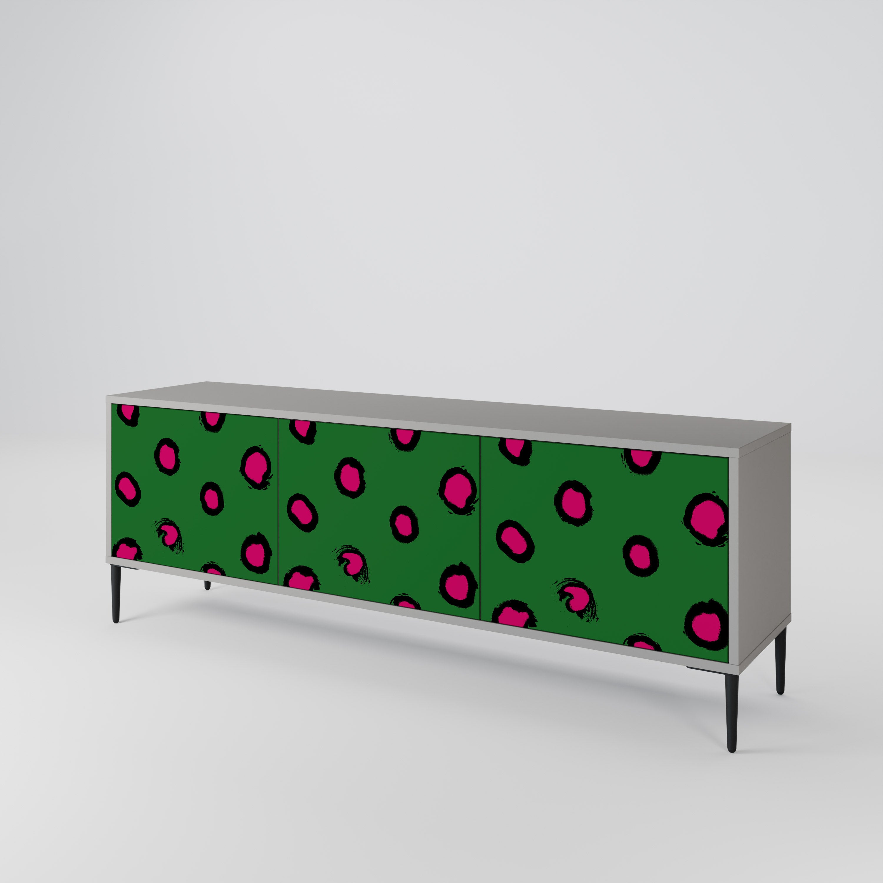 FUNKY SPOTS Třídveřový TV stolek