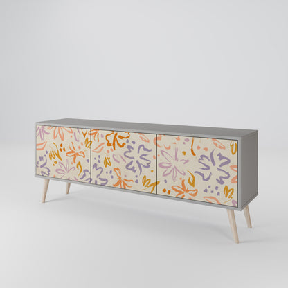SPRING WHIMSY Třídveřový TV stolek