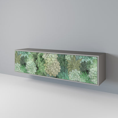 SUCCULENT CLUSTER Třídveřový TV stolek