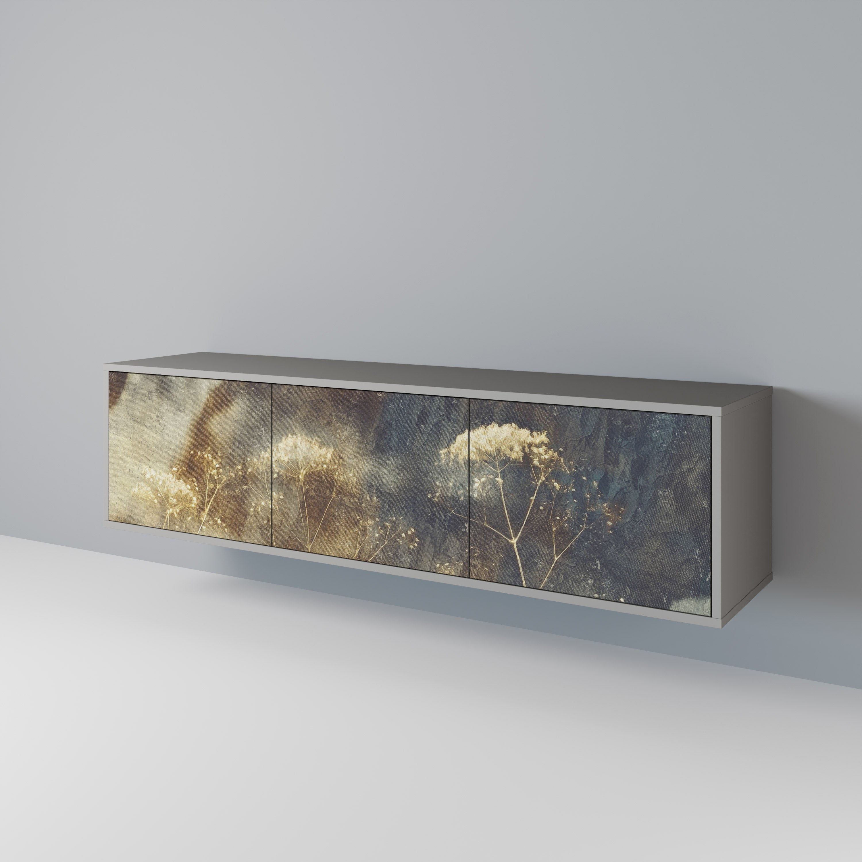 GENTLE POWER 3-Door TV Cabinet