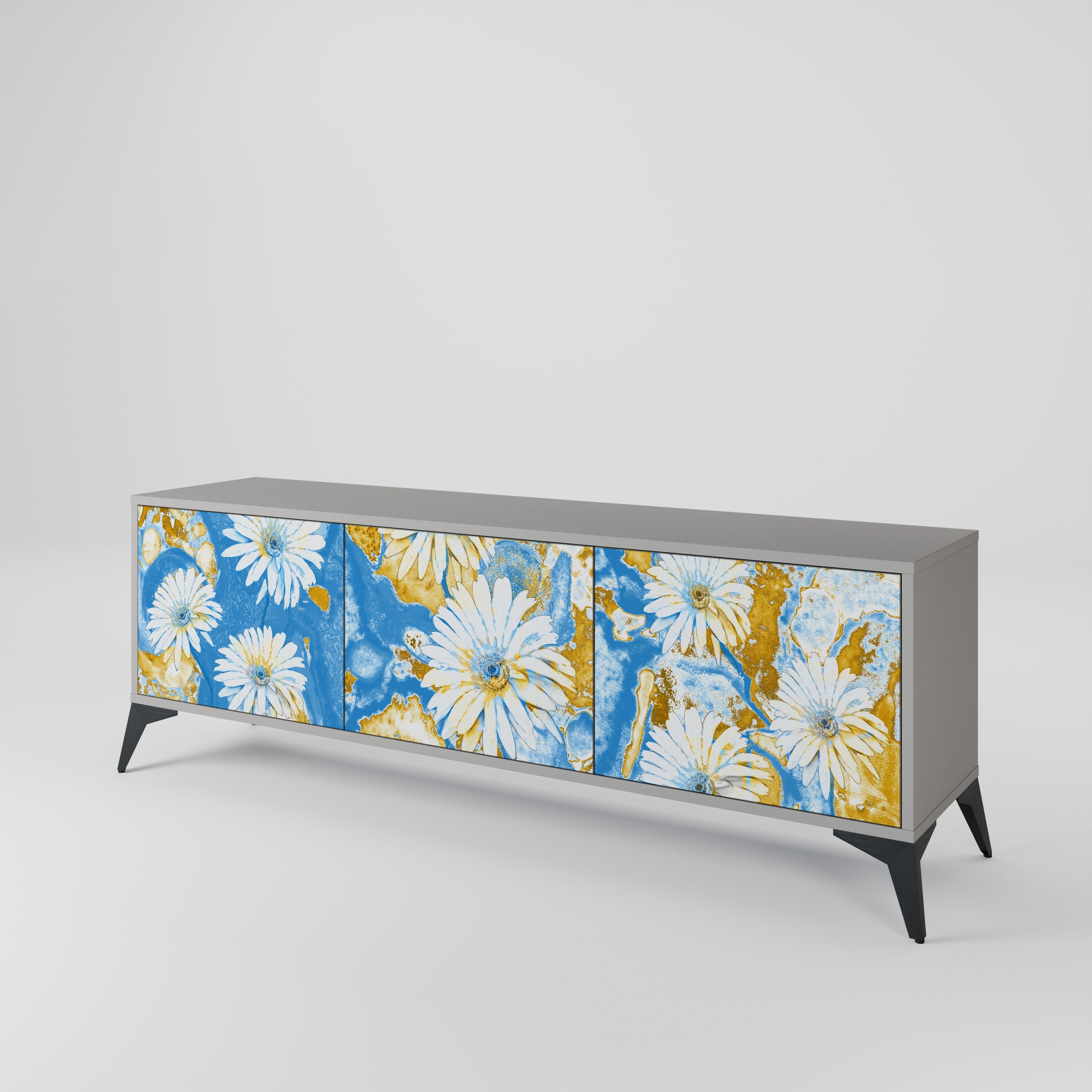 DAISY LUXE 3-Door TV Cabinet