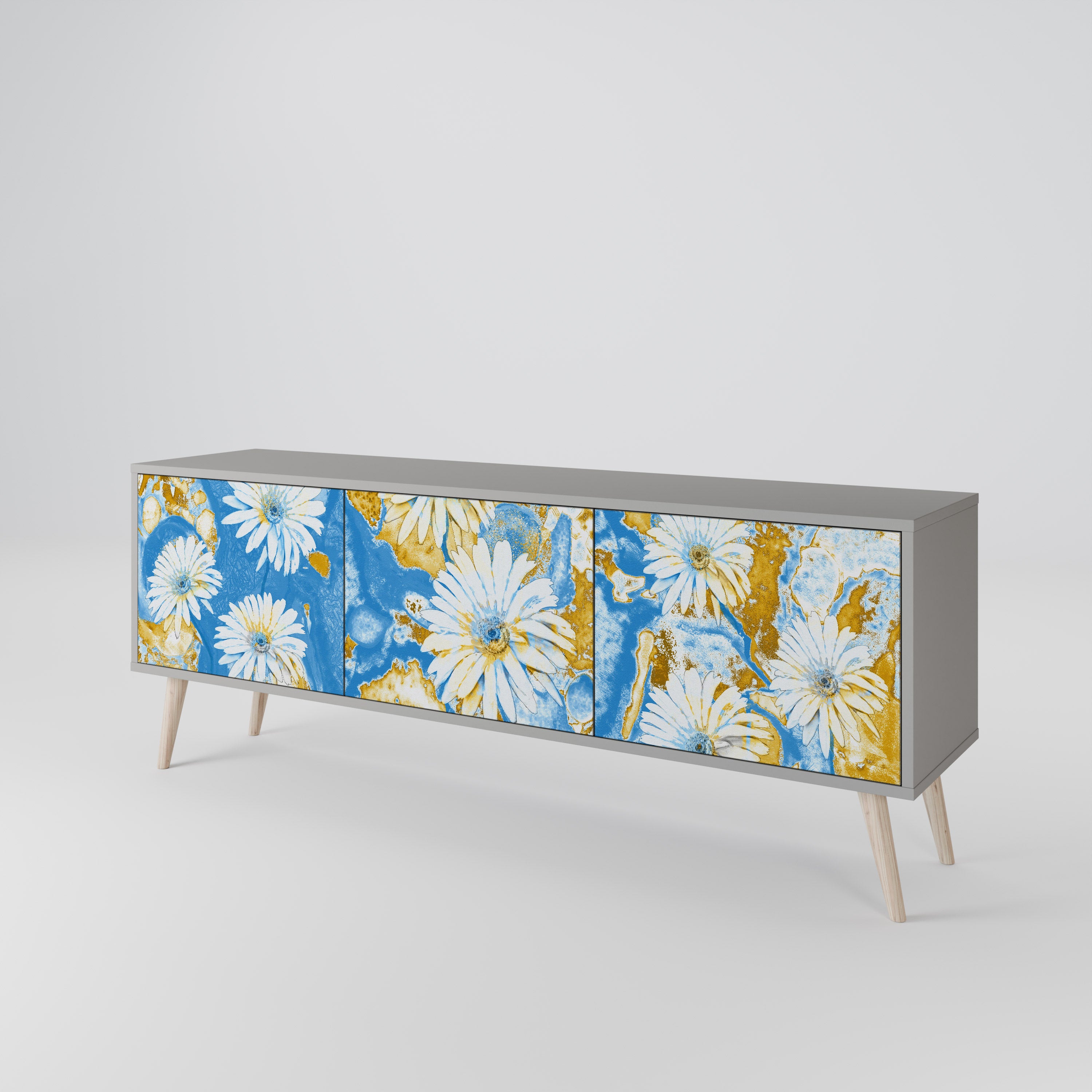 DAISY LUXE 3-Door TV Cabinet