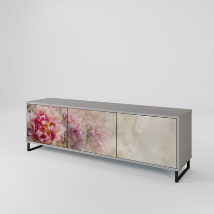 PEONY WHISPER Třídveřový TV stolek