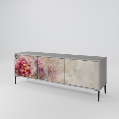 PEONY WHISPER Třídveřový TV stolek