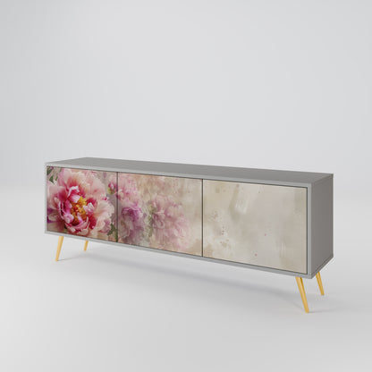 PEONY WHISPER Třídveřový TV stolek