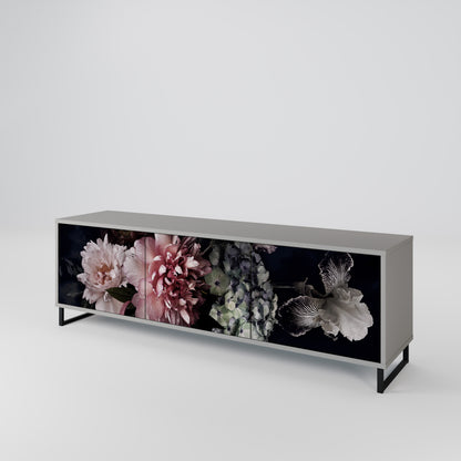 PURE BLOSSOM Třídveřový TV stolek