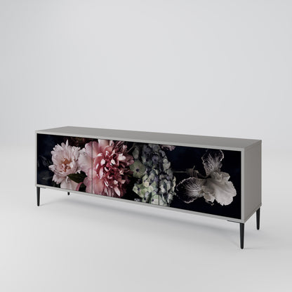 PURE BLOSSOM Třídveřový TV stolek