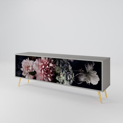 PURE BLOSSOM Třídveřový TV stolek