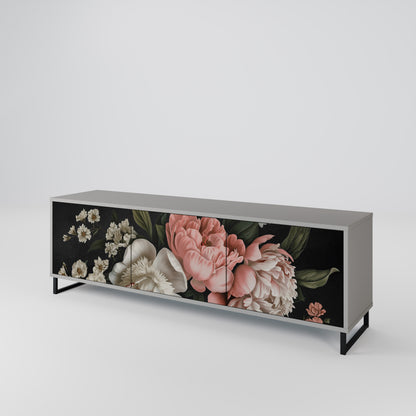 LUSH ELEGANCE Třídveřový TV stolek