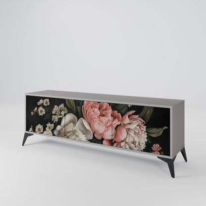 LUSH ELEGANCE Třídveřový TV stolek