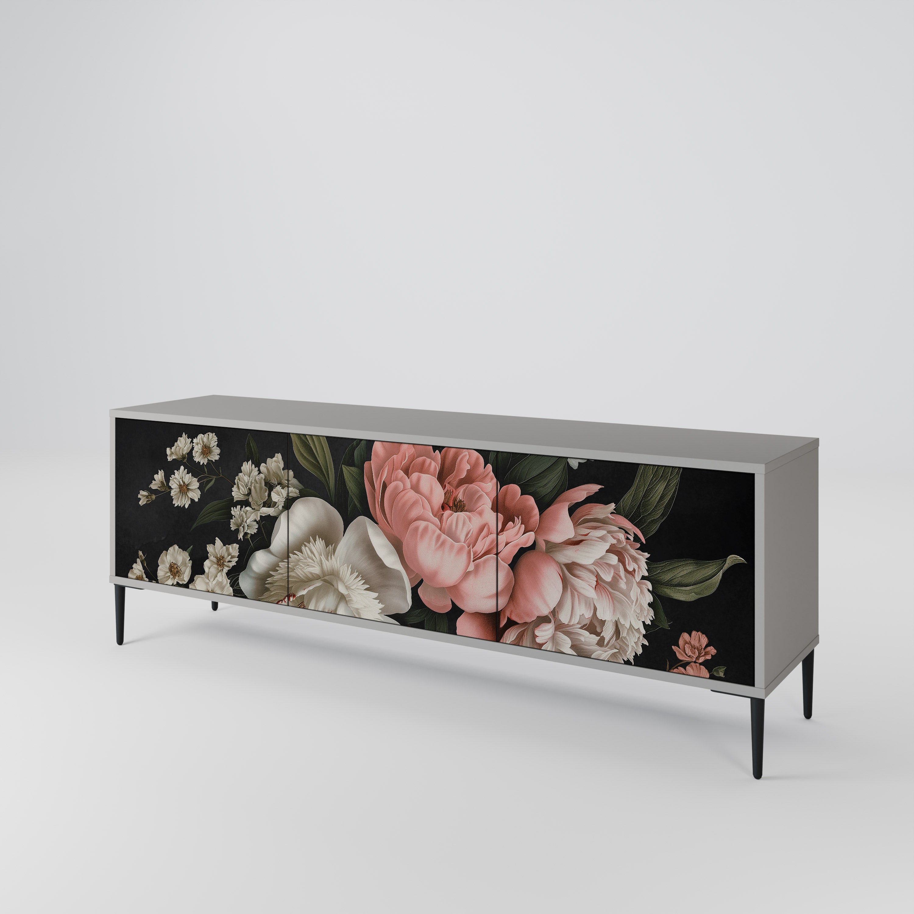 LUSH ELEGANCE 3-Door TV Cabinet