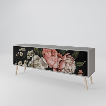 LUSH ELEGANCE Třídveřový TV stolek