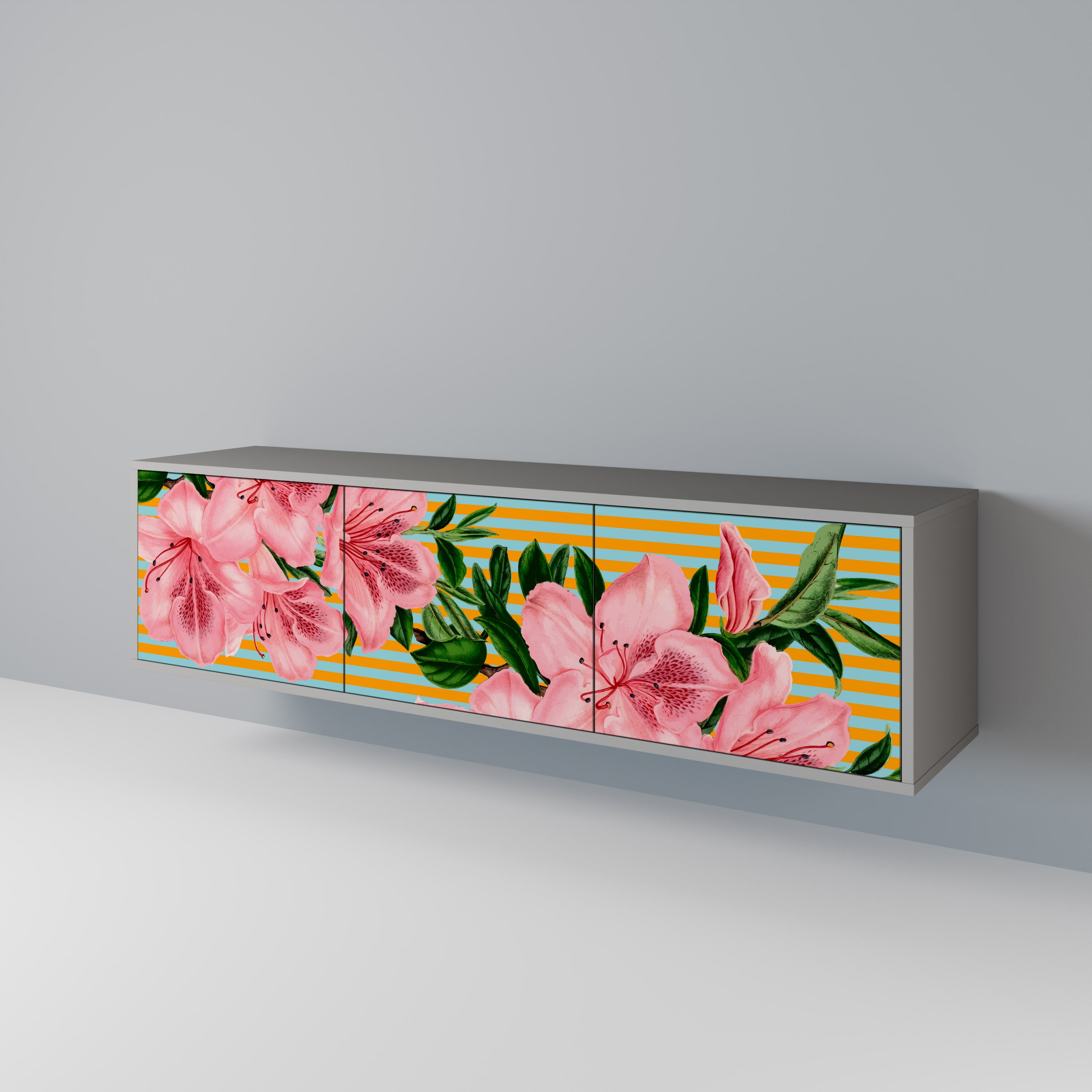 FRAGILE BEAUTY 3-Door TV Cabinet