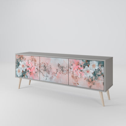 CHERRY BLOSSOM Třídveřový TV stolek