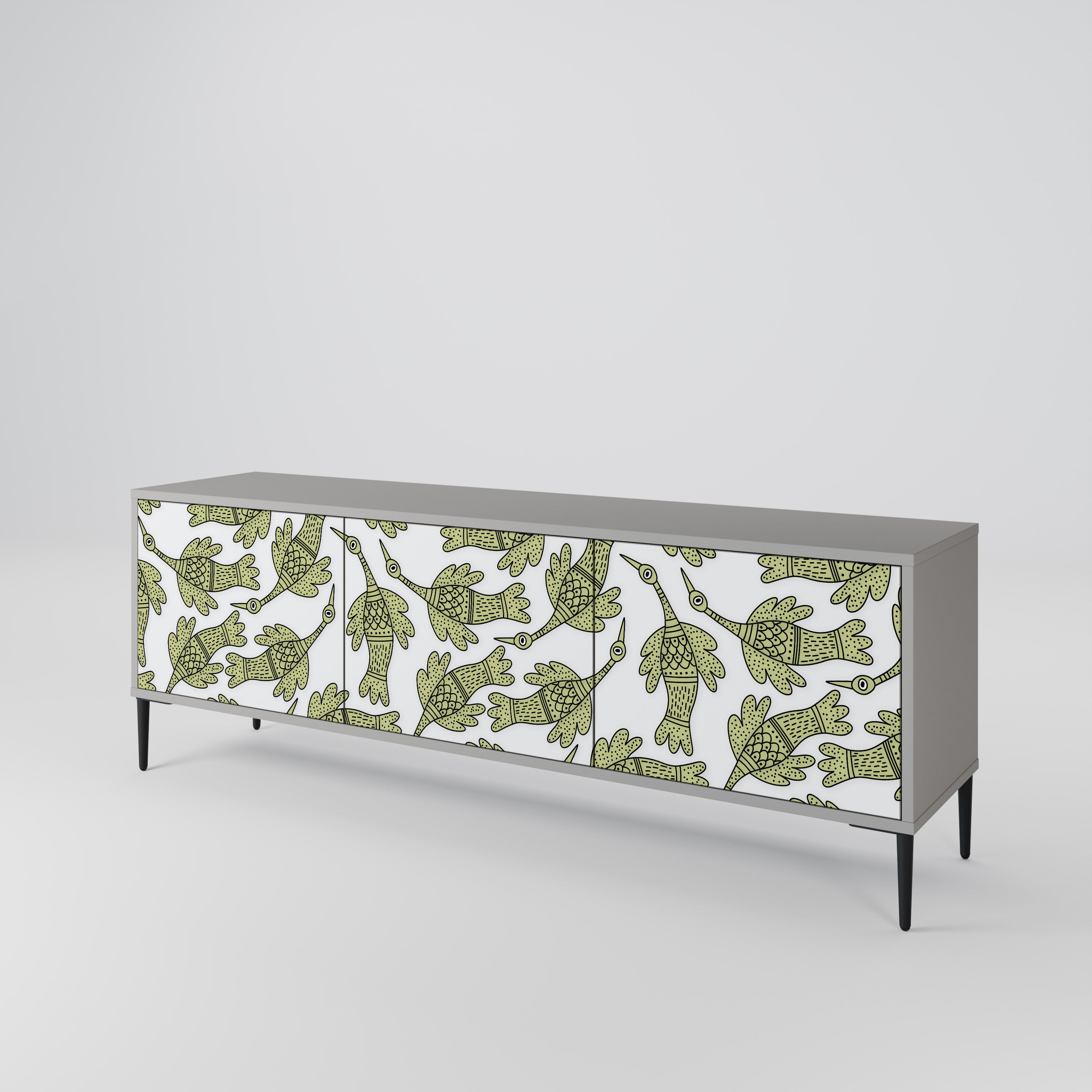 SEEDLING SONGBIRD 3-Door TV Cabinet