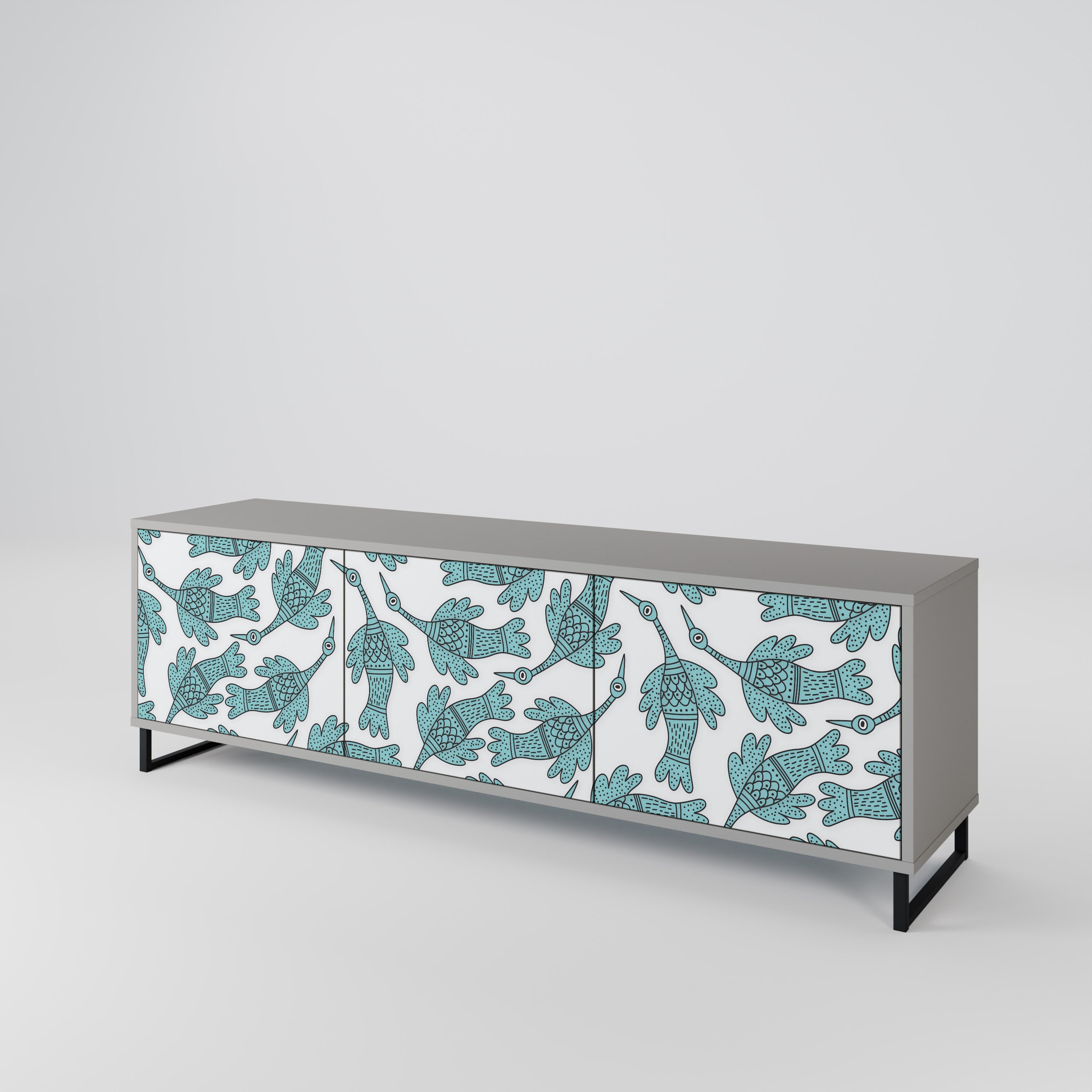 WATERSPOUT SONGIBIRD 3-Door TV Cabinet