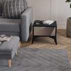 BEIGE GEOMETRY Nightstand