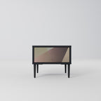BEIGE GEOMETRY Nightstand