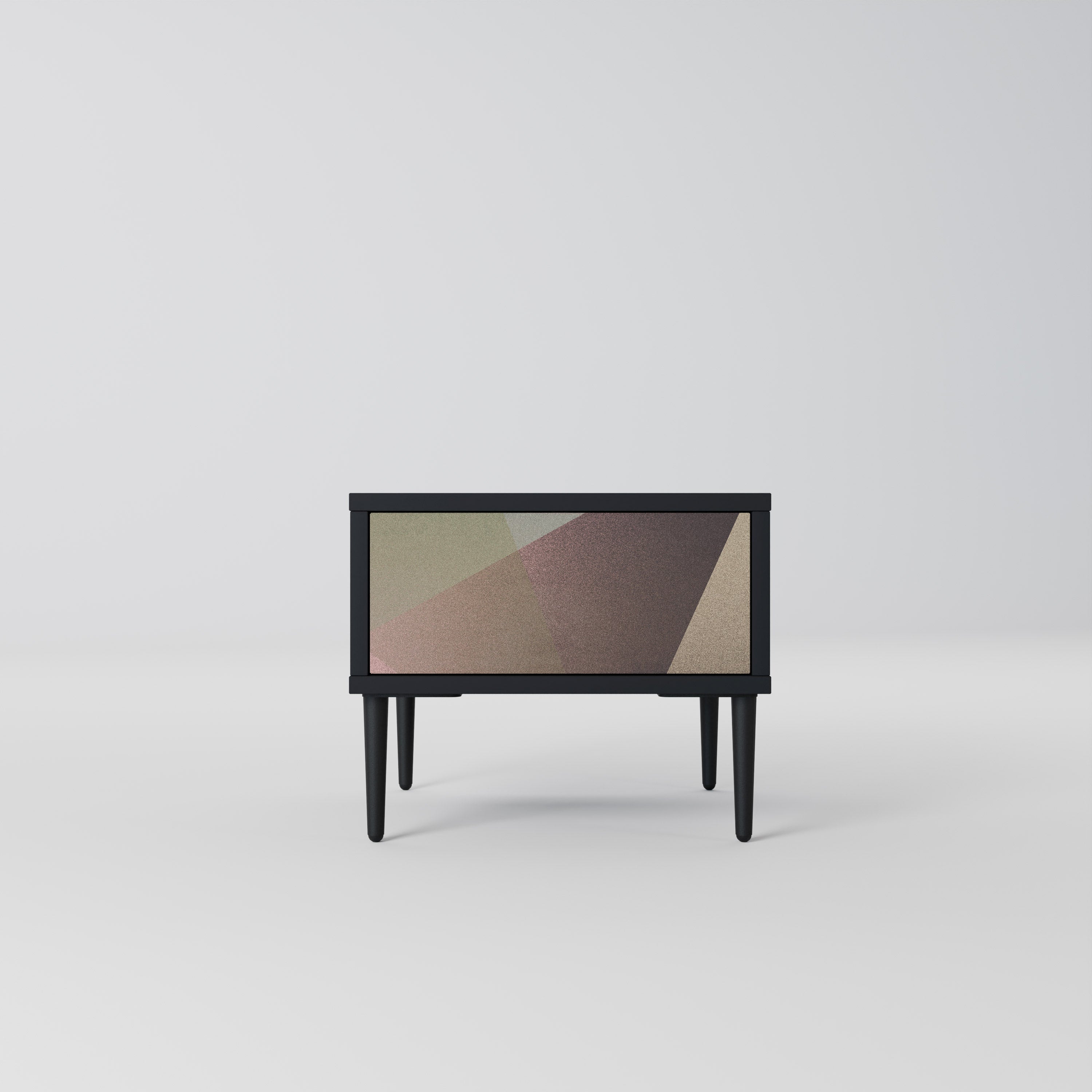 BEIGE GEOMETRY Nightstand