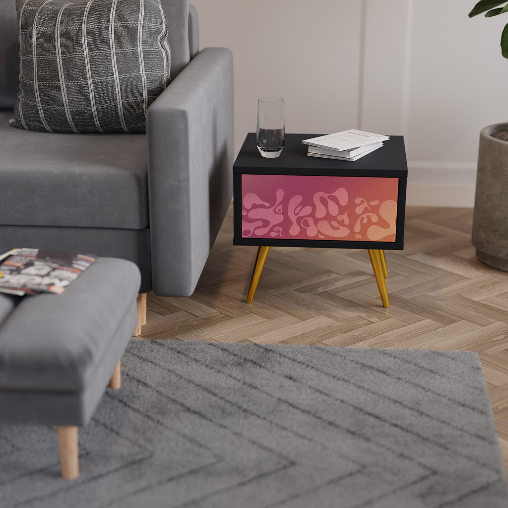 IRREGULAR PINK Noční stolek