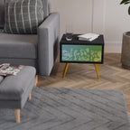 IRREGULAR BLUE Noční stolek