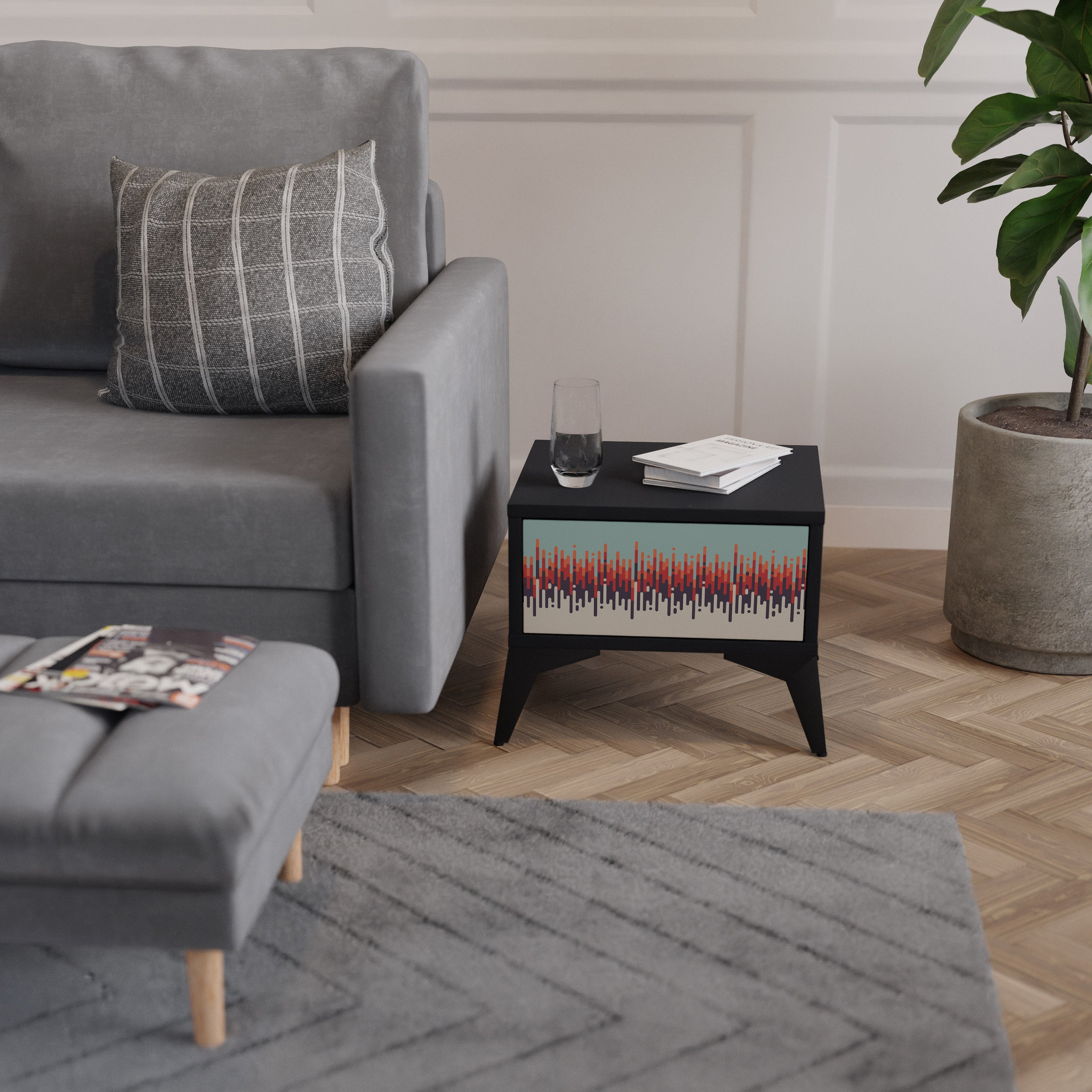 CHROMA CONTOURS Noční stolek