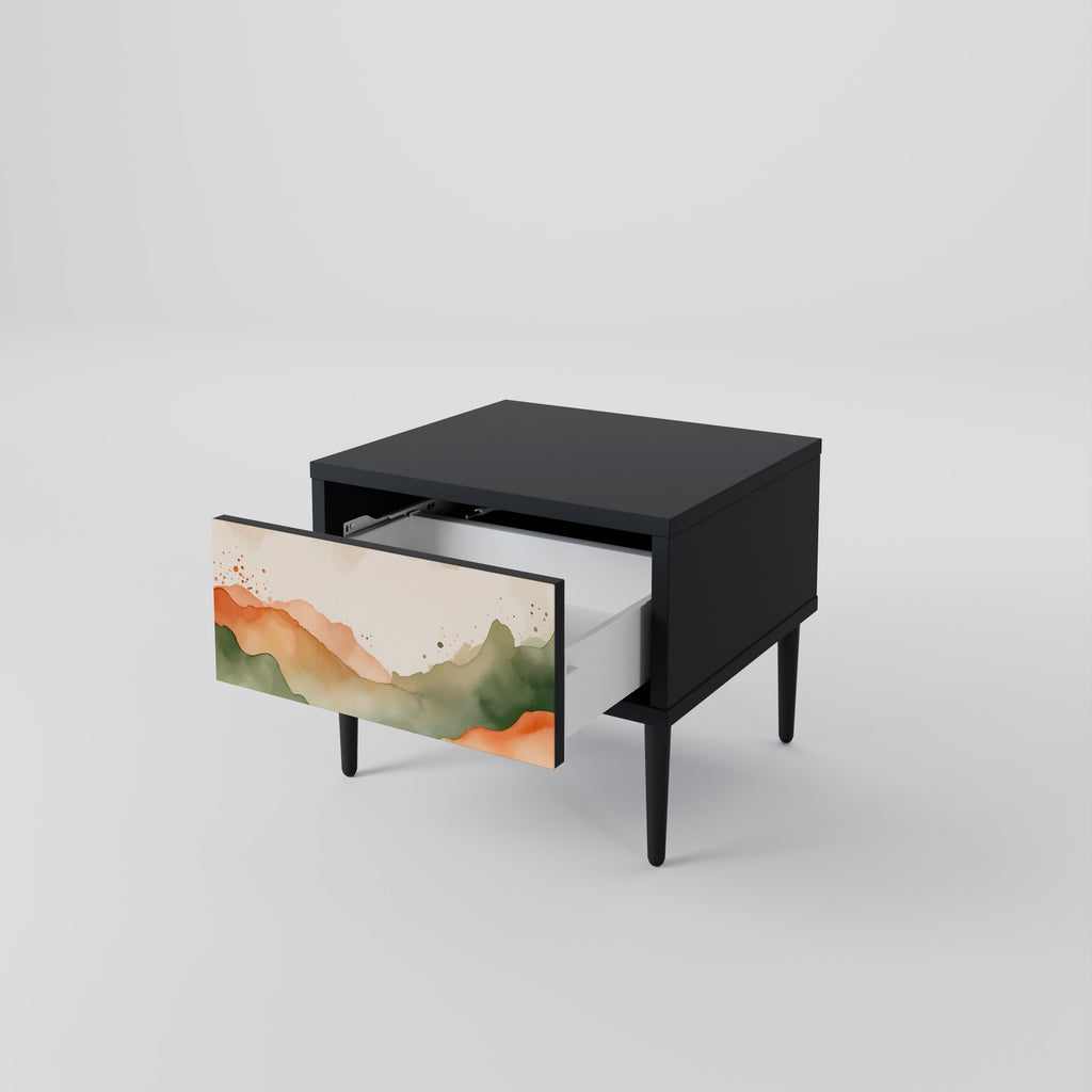 WATERCOLOUR PEAKS Nightstand