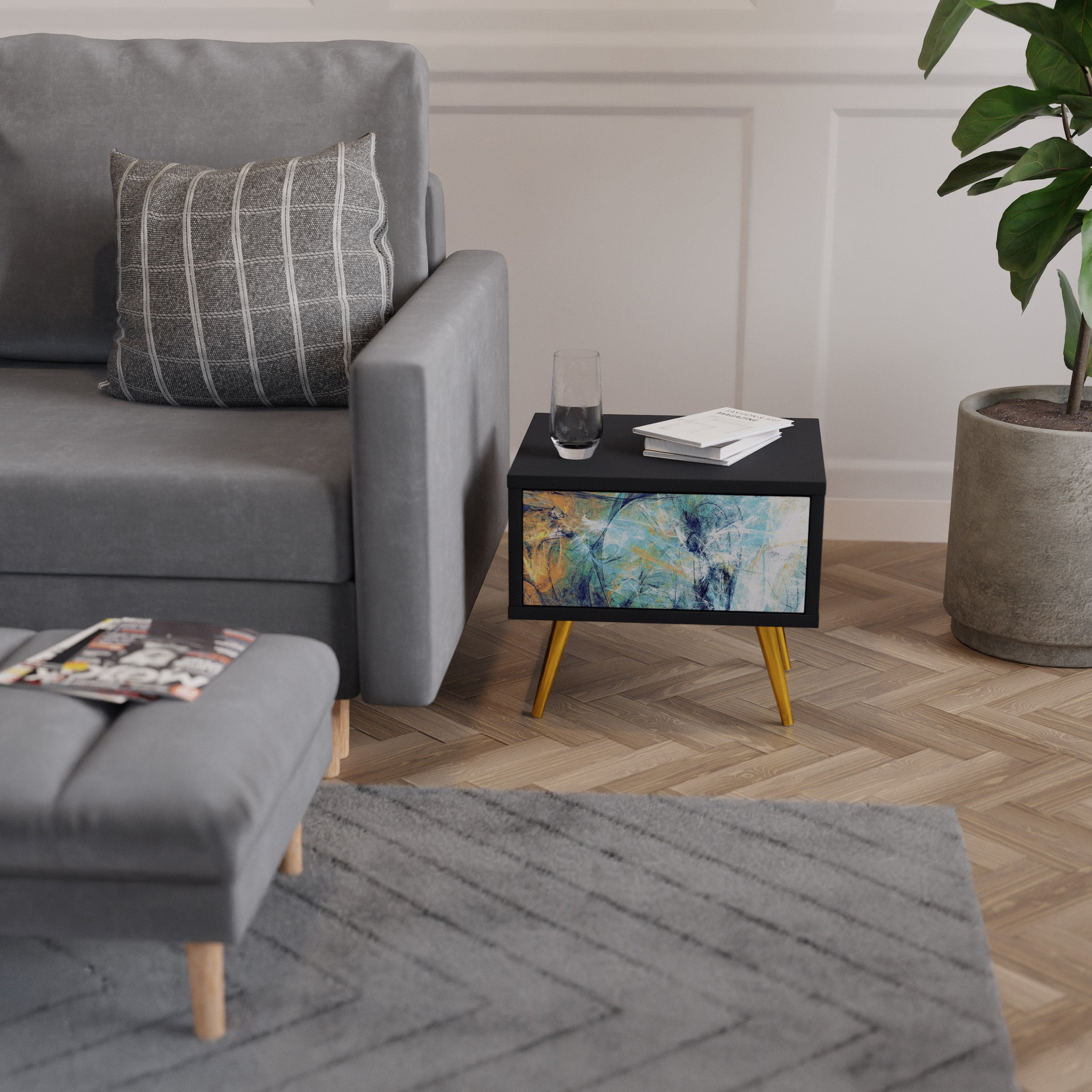 ABSTRACT THOUGHTS Noční stolek