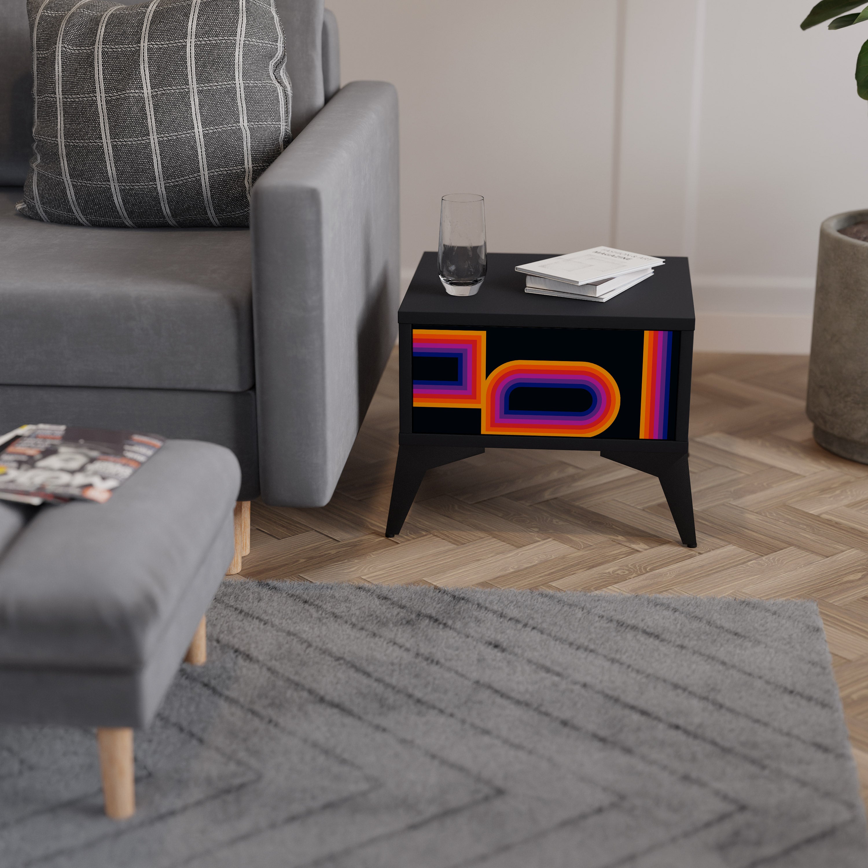 BLINDED BY THE LIGHTS Noční stolek