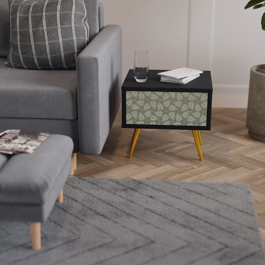 LEAVES ON GREEN Nightstand