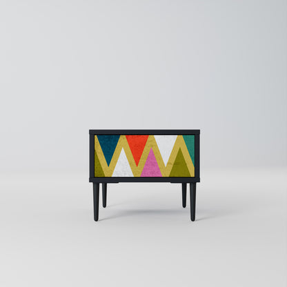 COLORFUL TRIANGLES Noční stolek