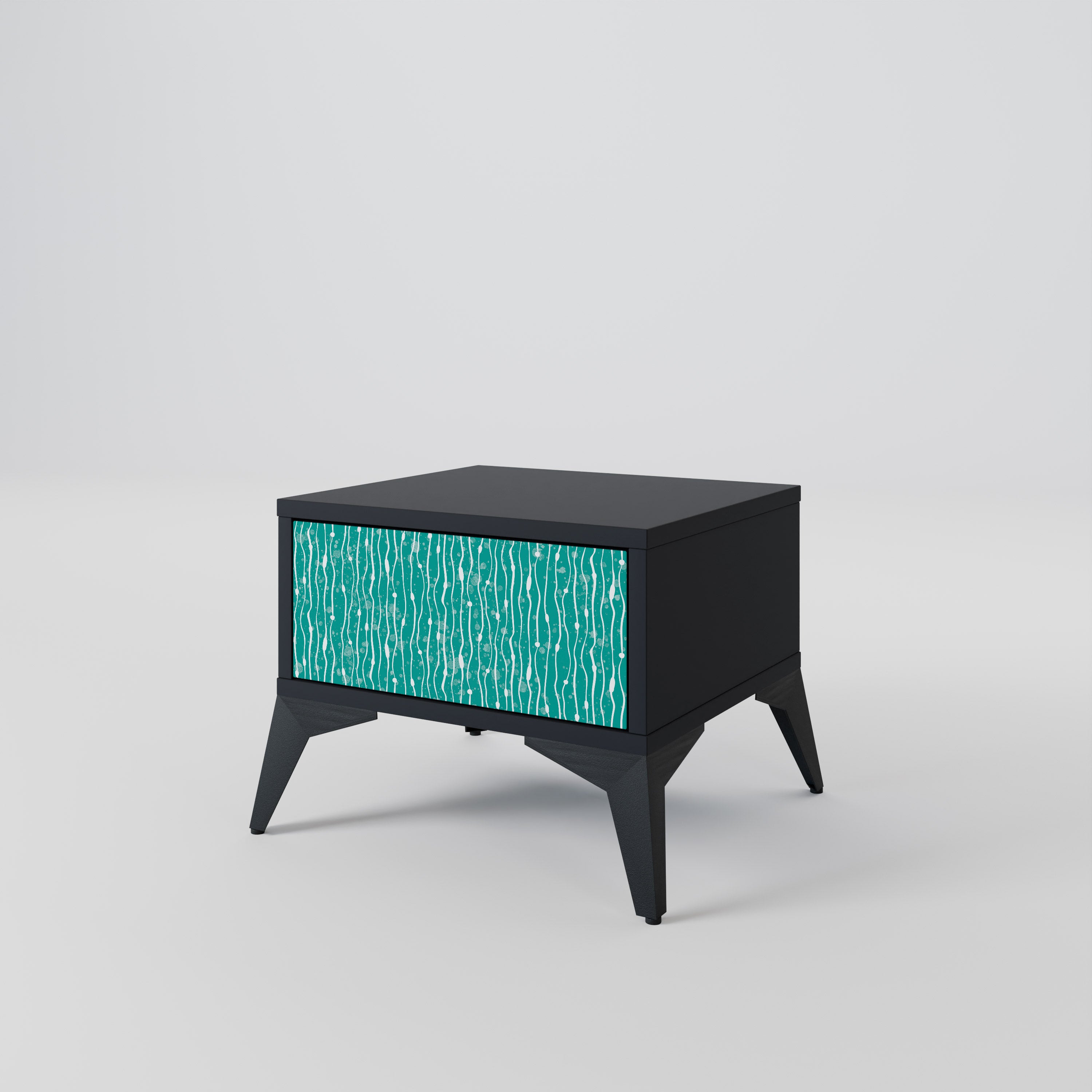 TURQUOISE RAIN Nightstand