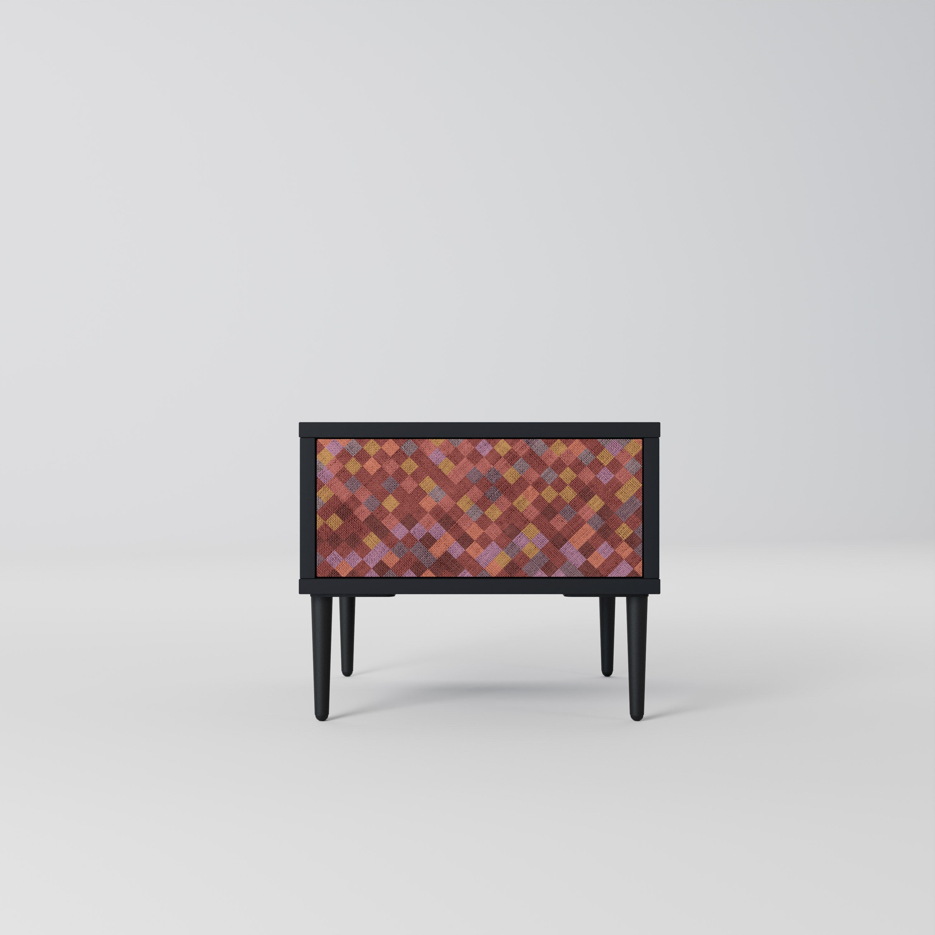 PAINTED SQUARES Nightstand