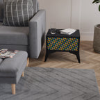 PAINTED SQUARES MIX Nightstand