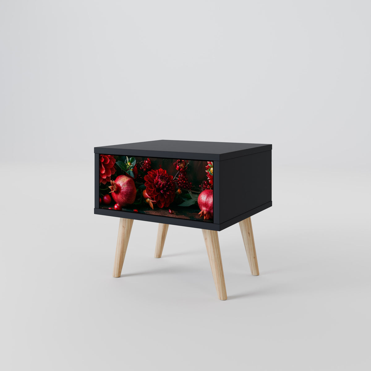 DAHLIAS AND POMEGRANATES Noční stolek