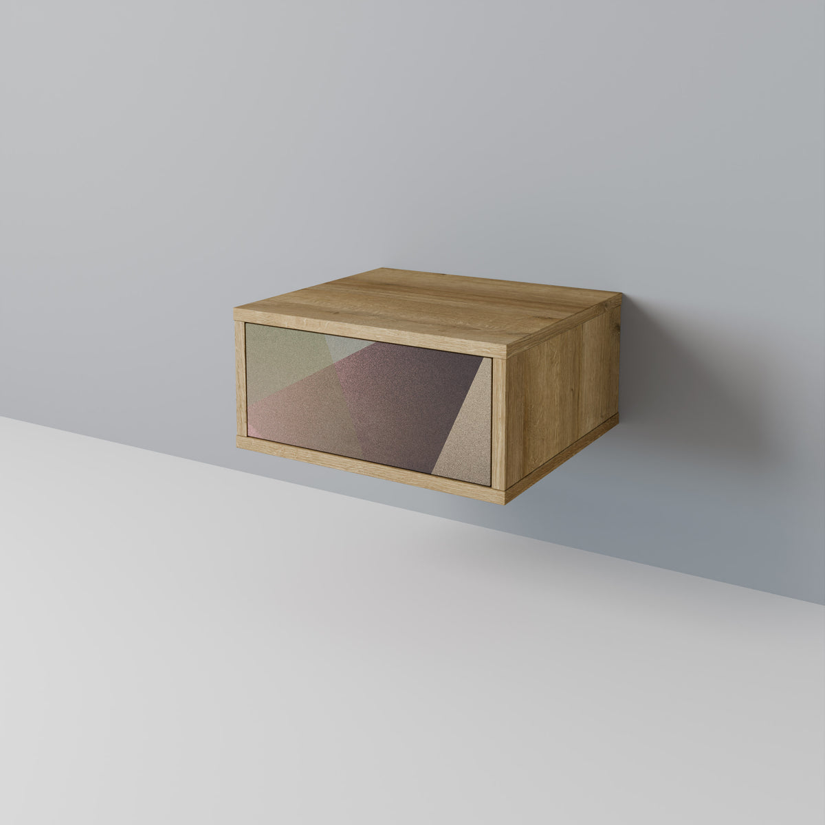 BEIGE GEOMETRY Noční stolek