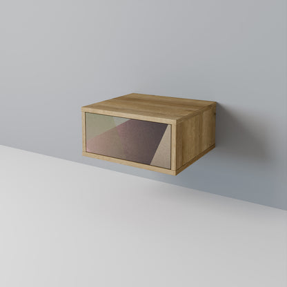 BEIGE GEOMETRY Noční stolek